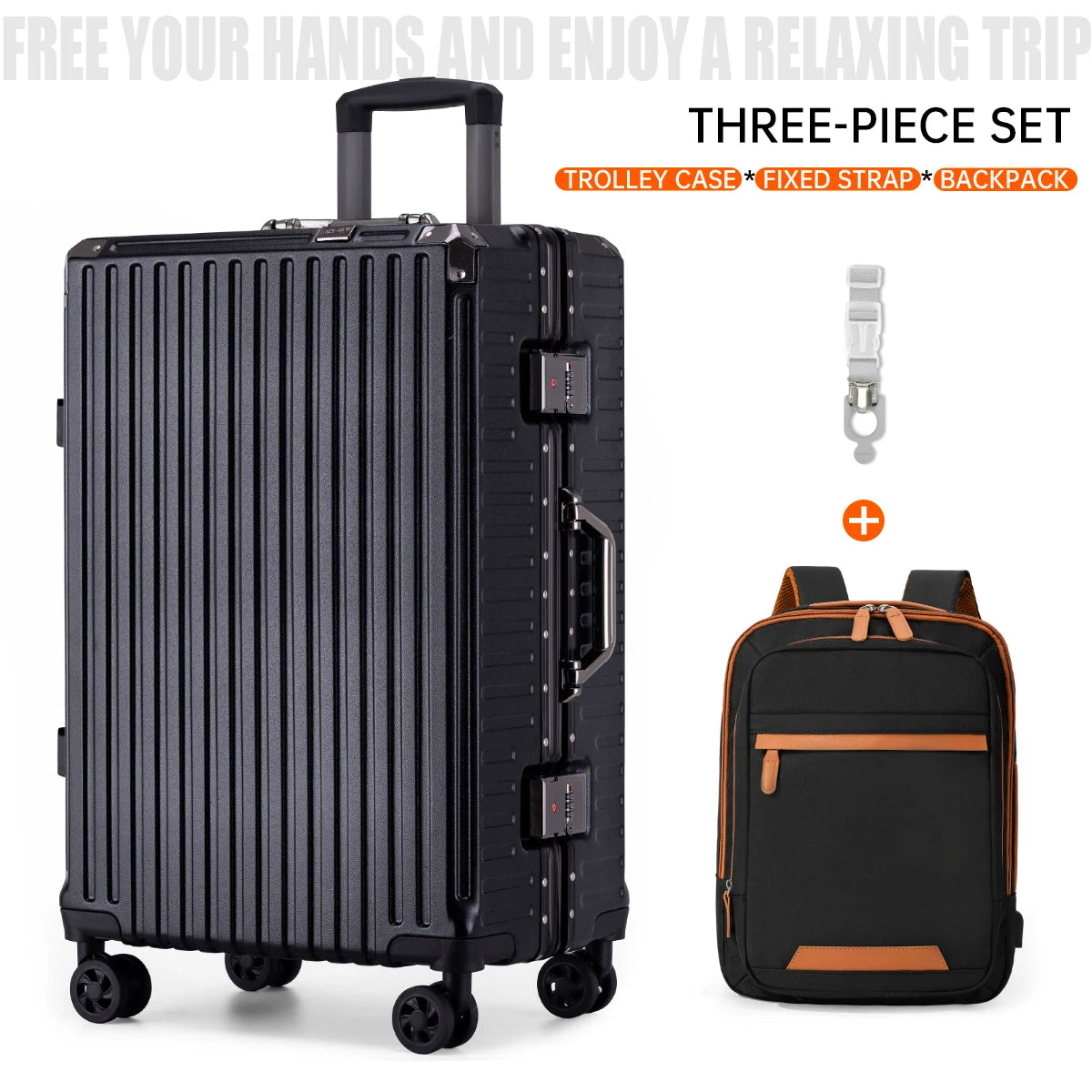 Premium Aluminum Frame Travel Suitcase™