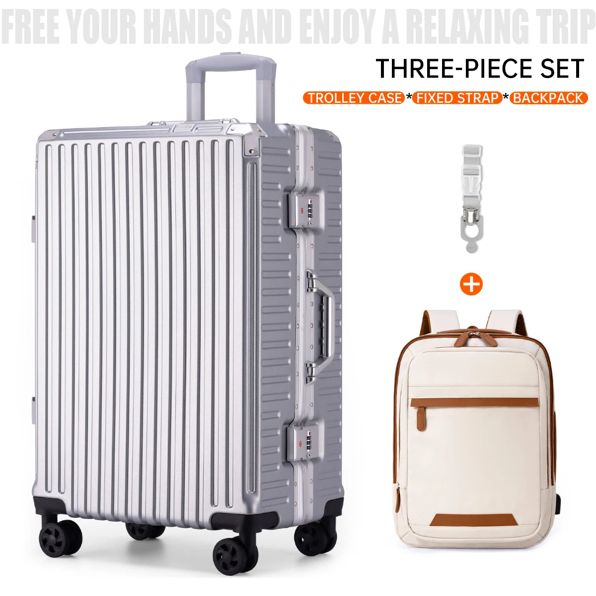 Premium Aluminum Frame Travel Suitcase™