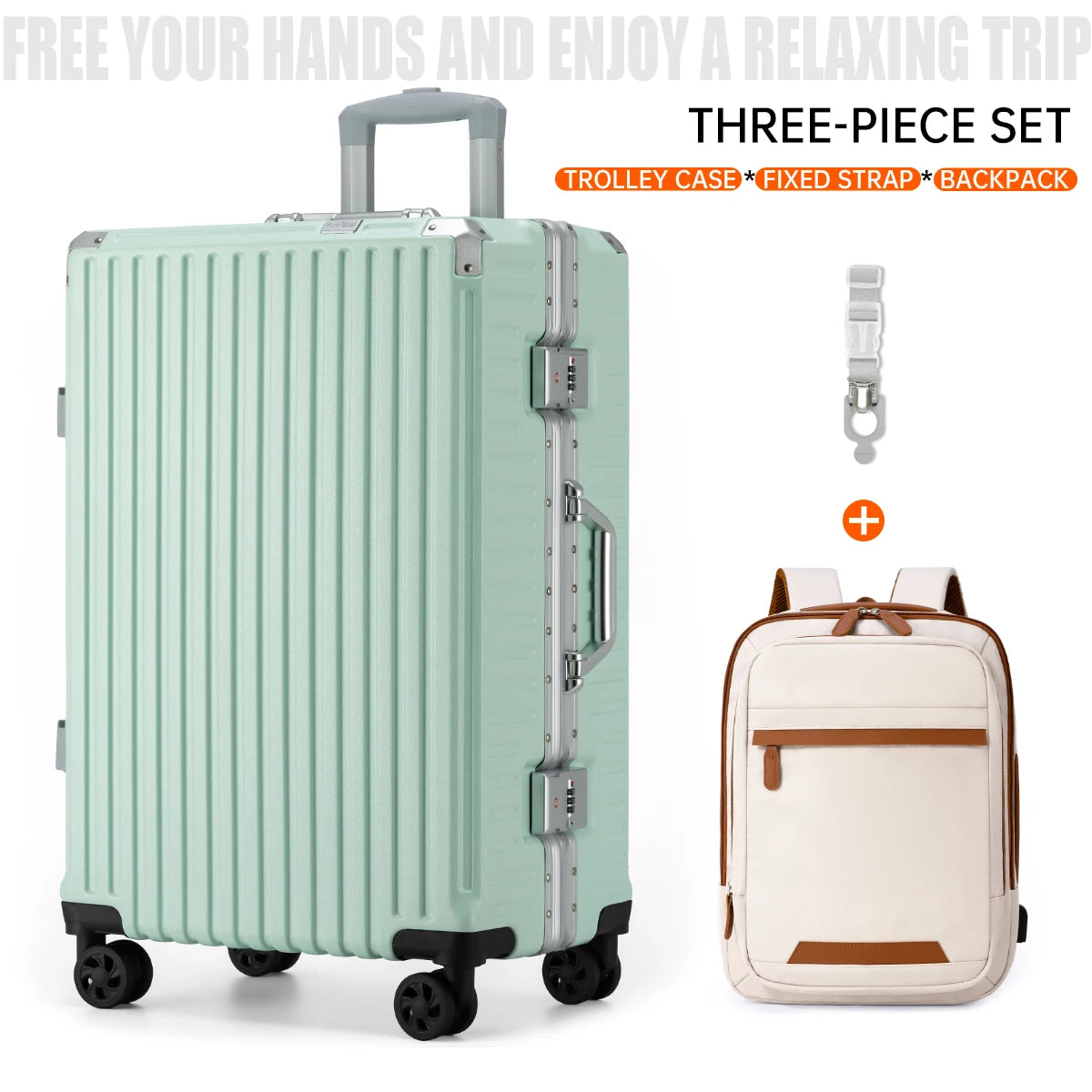 Premium Aluminum Frame Travel Suitcase™